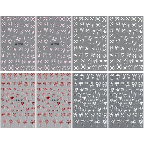 Valentine day nail art - s,