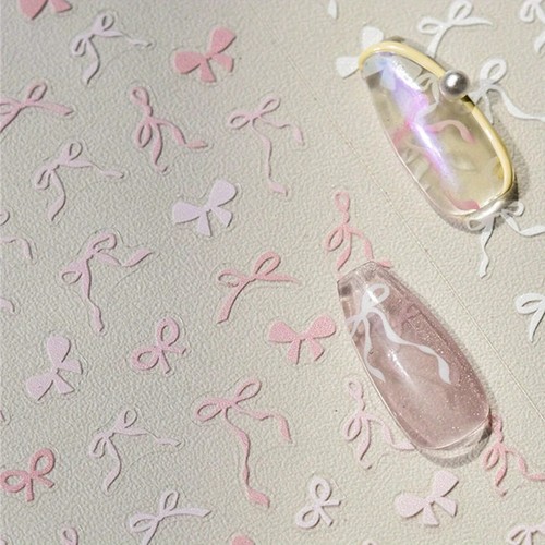 Nail art stickers pink - art,