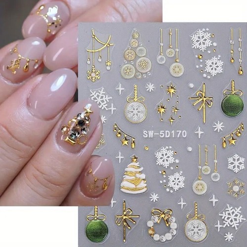 Nail art stickers - nail, christmas