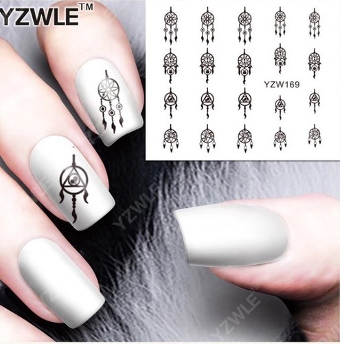 Nail stickers black - nail,