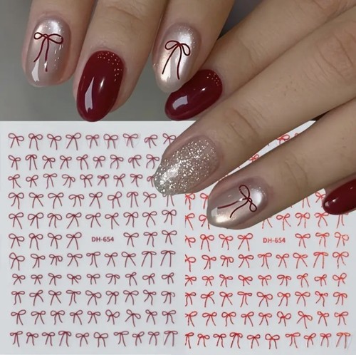 Bow nail art - bow,