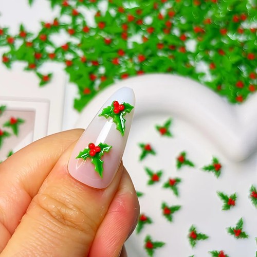 60pc festive nail - stickers, —