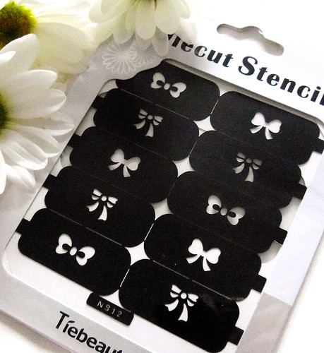 Nail art diecut stencil - art, guide