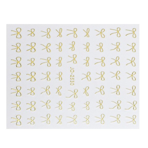 Bowknot nail stickers - nail, art