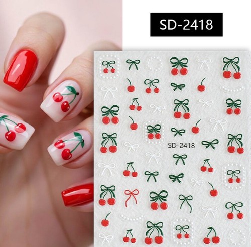 Nail art stickers embossed - art,